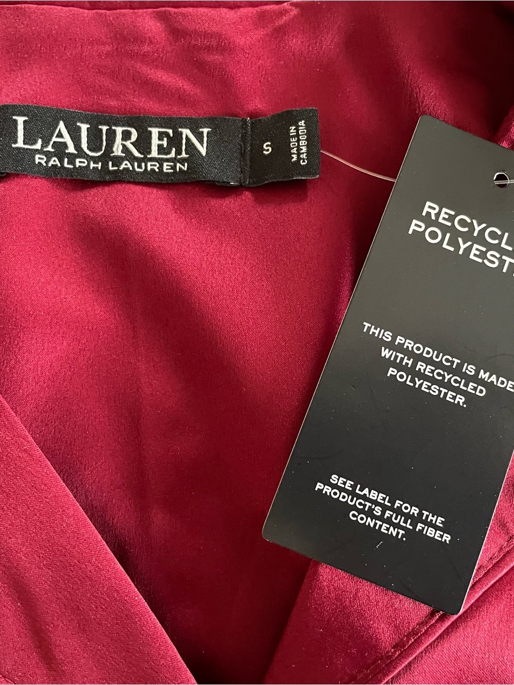 New Ralph Lauren Women’s Small Satin Pajama Pant Top Set - Picture 3 of 6